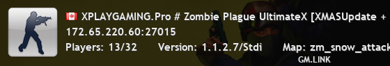 XPLAYGAMING.Pro # Zombie Plague UltimateX [XMASUpdate + FDL + VIP] ®