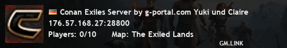 Conan Exiles Server by g-portal.com Yuki und Claire