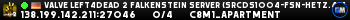 Valve Left4Dead 2 Falkenstein Server (srcds1004-fsn-hetz.421.32