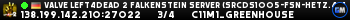 Valve Left4Dead 2 Falkenstein Server (srcds1005-fsn-hetz.421.8)