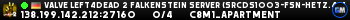 Valve Left4Dead 2 Falkenstein Server (srcds1003-fsn-hetz.421.14