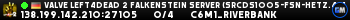 Valve Left4Dead 2 Falkenstein Server (srcds1005-fsn-hetz.421.91