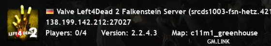 Valve Left4Dead 2 Falkenstein Server (srcds1003-fsn-hetz.421.13