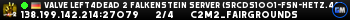 Valve Left4Dead 2 Falkenstein Server (srcds1001-fsn-hetz.421.65