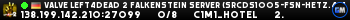 Valve Left4Dead 2 Falkenstein Server (srcds1005-fsn-hetz.421.85