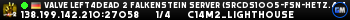 Valve Left4Dead 2 Falkenstein Server (srcds1005-fsn-hetz.421.44