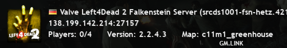 Valve Left4Dead 2 Falkenstein Server (srcds1001-fsn-hetz.421.14