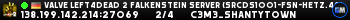 Valve Left4Dead 2 Falkenstein Server (srcds1001-fsn-hetz.421.55