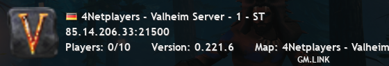 4Netplayers - Valheim Server - 1 - ST