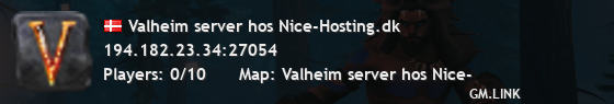 Valheim server hos Nice-Hosting.dk