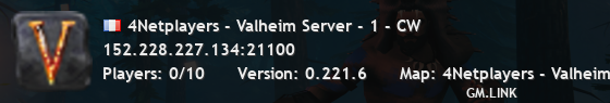 4Netplayers - Valheim Server - 1 - CW