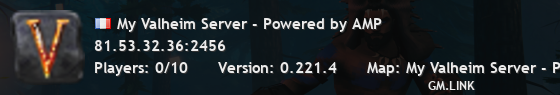 My Valheim Server - Powered by AMP