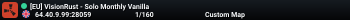 [EU] VisionRust - Solo Monthly Vanilla