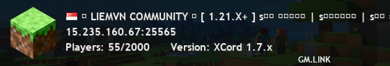 ✨ LIEMVN COMMUNITY ✨ [ 1.21.X+ ] sᴋʏ ᴡʜᴇᴀᴛ | sᴜʀʟᴀɴᴅ | sᴍᴘ » [discord.gg/liemvn]