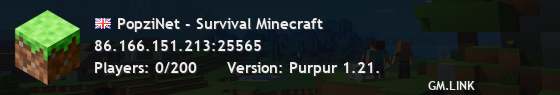 PopziNet - Survival Minecraft