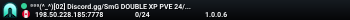 ªªª(^_^)[02] Discord.gg/SmG DOUBLE XP PVE 24/7 (^_^)ªªª