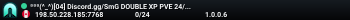 ªªª(^_^)[04] Discord.gg/SmG DOUBLE XP PVE 24/7 (^_^)ªªª