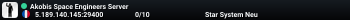 Akobis Space Engineers Server