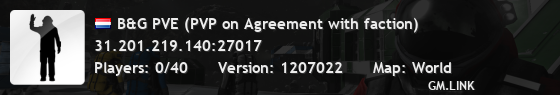 B&G PVE (PVP on Agreement with faction)