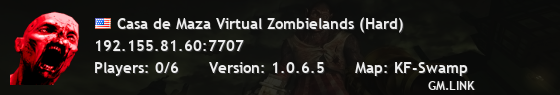 Casa de Maza Virtual Zombielands (Hard)