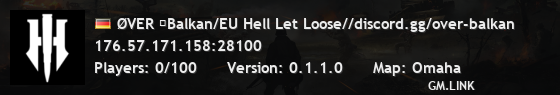 ØVER ︱Balkan/EU Hell Let Loose//discord.gg/over-balkan