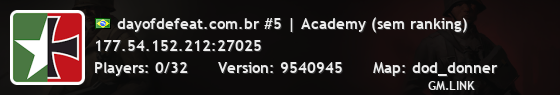 dayofdefeat.com.br #5 | Academy (sem ranking)