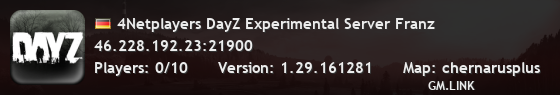 4Netplayers DayZ Experimental Server Franz