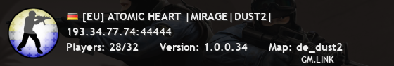 [EU] ATOMIC HEART |MIRAGE|DUST2|