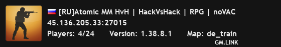 [RU]Atomic MM HvH | HackVsHack | RPG | noVAC