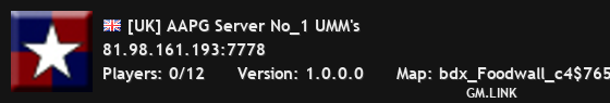 [UK] AAPG Server No_1 UMM's