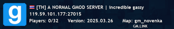 [TH] A NORMAL GMOD SERVER | yabba my icing