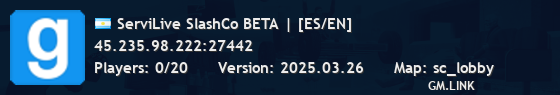ServiLive SlashCo BETA | [ES/EN]