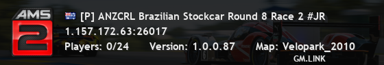 [P] ANZCRL Brazilian Stockcar Round 8 Race 2 #JR