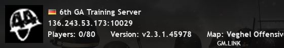 6th GA Training Server
