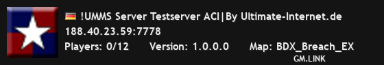 !UMMS Server Testserver ACI|By Ultimate-Internet.de