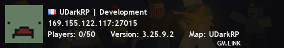 UDarkRP | Development