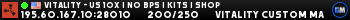 Vitality - US 10x | No BPs | Kits | Shop