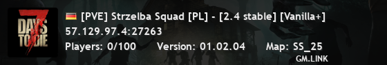 [PVE] Strzelba Squad [PL] - [2.4 stable] [Vanilla+]