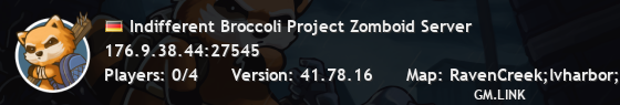 Indifferent Broccoli Project Zomboid Server