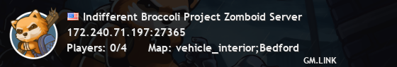Indifferent Broccoli Project Zomboid Server