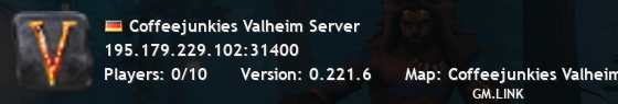 Coffeejunkies Valheim Server