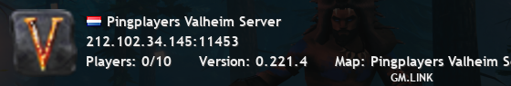 Pingplayers Valheim Server