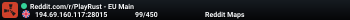 Reddit.com/r/PlayRust - EU Main