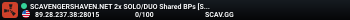 SCAVENGERSHAVEN.NET 2x SOLO/DUO Shared BPs [SKILLTREE]