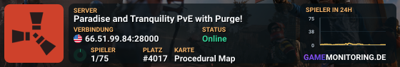 Paradise and Tranquility PvE with Purge!