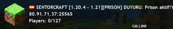 SENTORCRAFT [1.20.4 - 1.21][PRISON] DUYURU: Prison aktif!Yeni Sezon