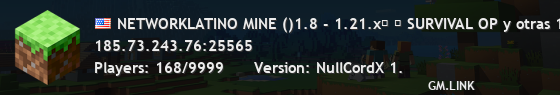 NetworkLATINO MINE discord.gg/minelatino| ¡ENTRA! Si tienes dudas usa /ayuda