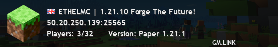 ETHELMC | 1.21.10 Forge The Future!