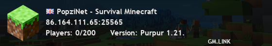 PopziNet - Survival Minecraft