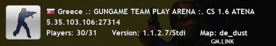 Public CS+DM Greece [CS] FFA Mode [DeathMatch]